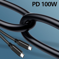 5A PD 100W Type C E-Marker Cable PD3.0 USB-C PD Fast Charging Charger Wire Cord For Macbook Samsung Xiaomi Type-C USB C Cable 3m