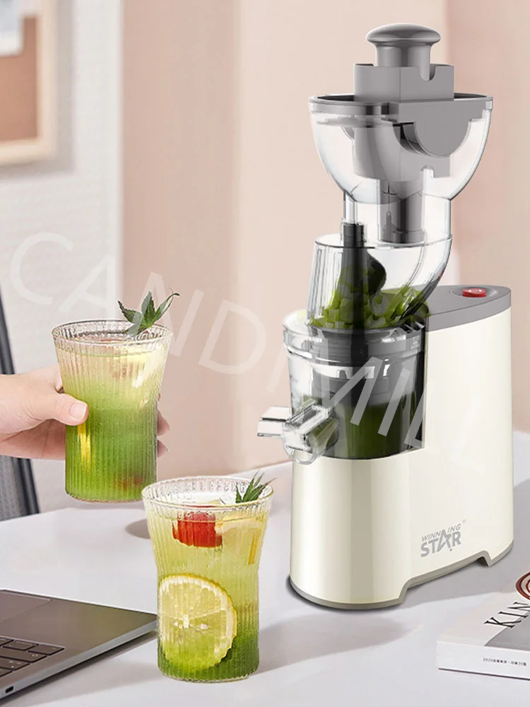 بطيئة Masticating عصارة الصحافة الباردة عصير مستخرج التفاح عصارة الحمضيات البرتقال لتصفية آلة الخضروات الفاكهة الحرة