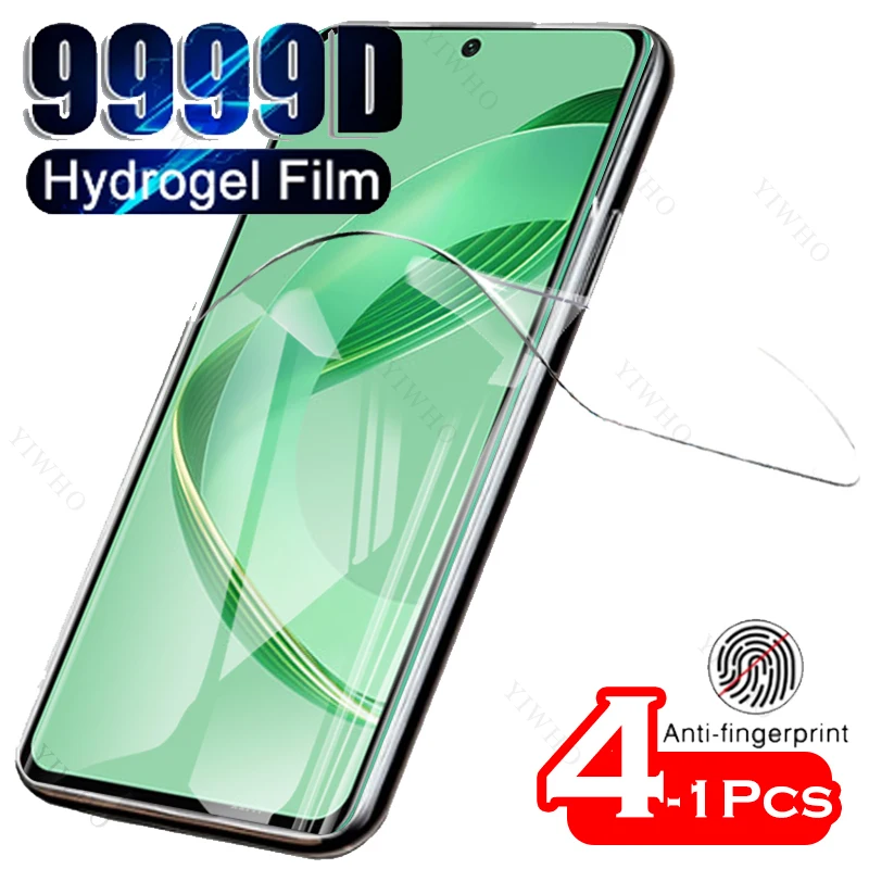 4-1psc Front Hydrogel Film for Huawei Nova 11 SE BON-AL00 Screen Protector Protective Transparent Film Safety Not Tempered Glass