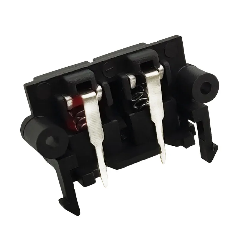 Speaker Terminal Block for Double Row 2P Side Bend Pin,Audio Wire Clamp Connector for Speaker Panel 10pcs