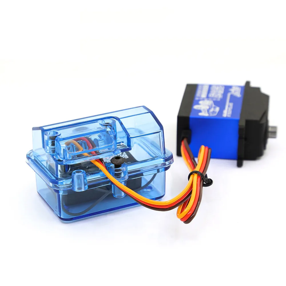 Caixa protetora de poeira para receptor servo esc, à prova d'água, para 1/10 axial scx10 traxxas trx4 hsp d90 rc crawler carros barco