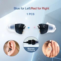 Rechargeable Hearing Aids Audifonos Low Noise Adjustable Magnetic Suction Model Portable Suitable Sound Amplifier  for Deafness