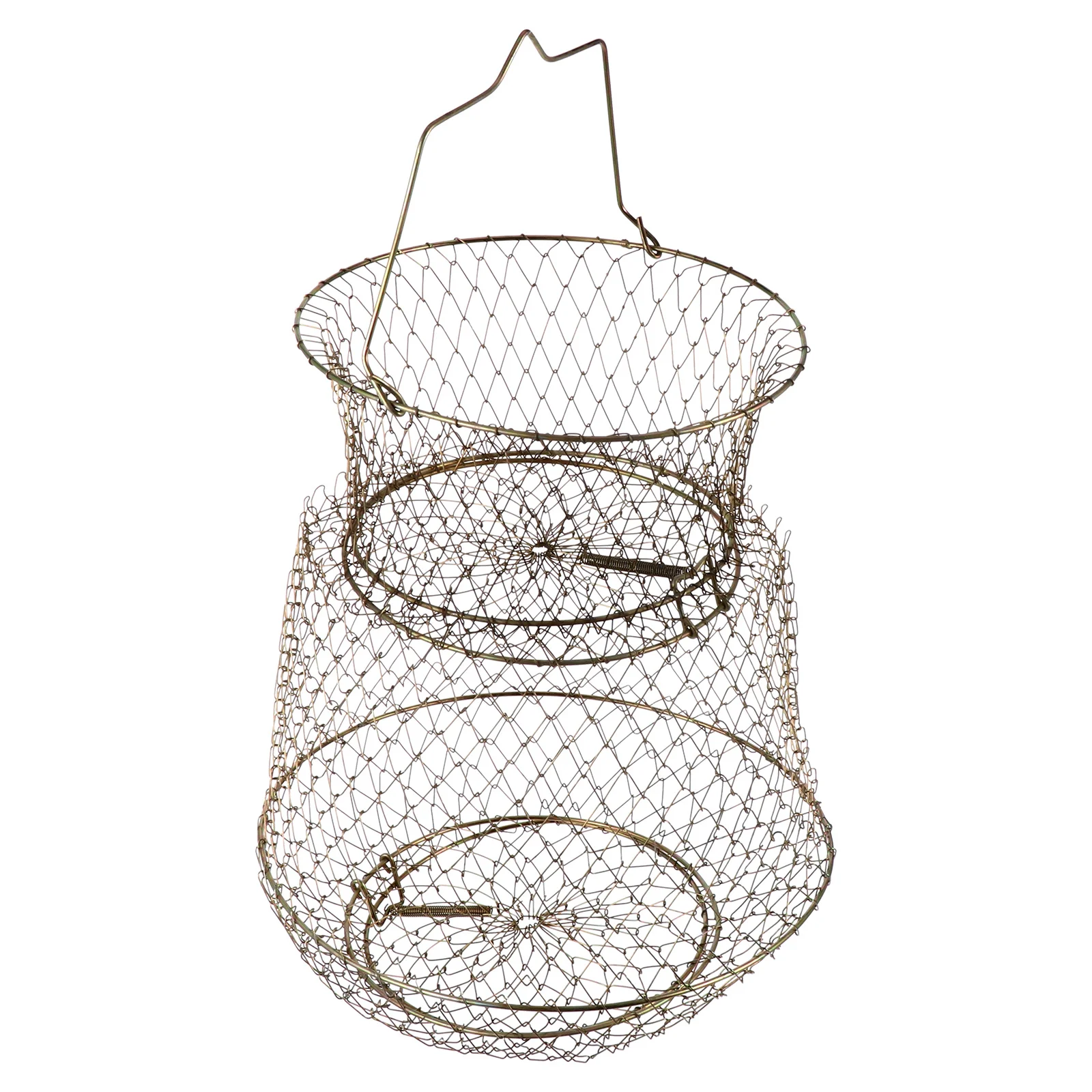 الصيد للطي أسلاك الفولاذ الأسماك فخ قفص سهلة الحمل طوي فخ صافي ل السرطانات جراد البحر الروبيان في الهواء الطلق أداة صيد يدوية