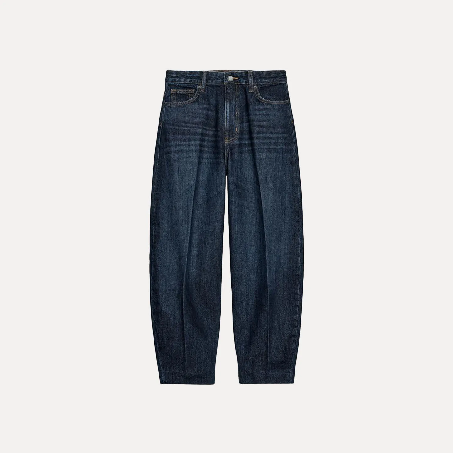 

Faionable High Waist Barrel aped Jeans Women's Casual High Waist Versatile Faionable Z 2025 Winter New Arrival