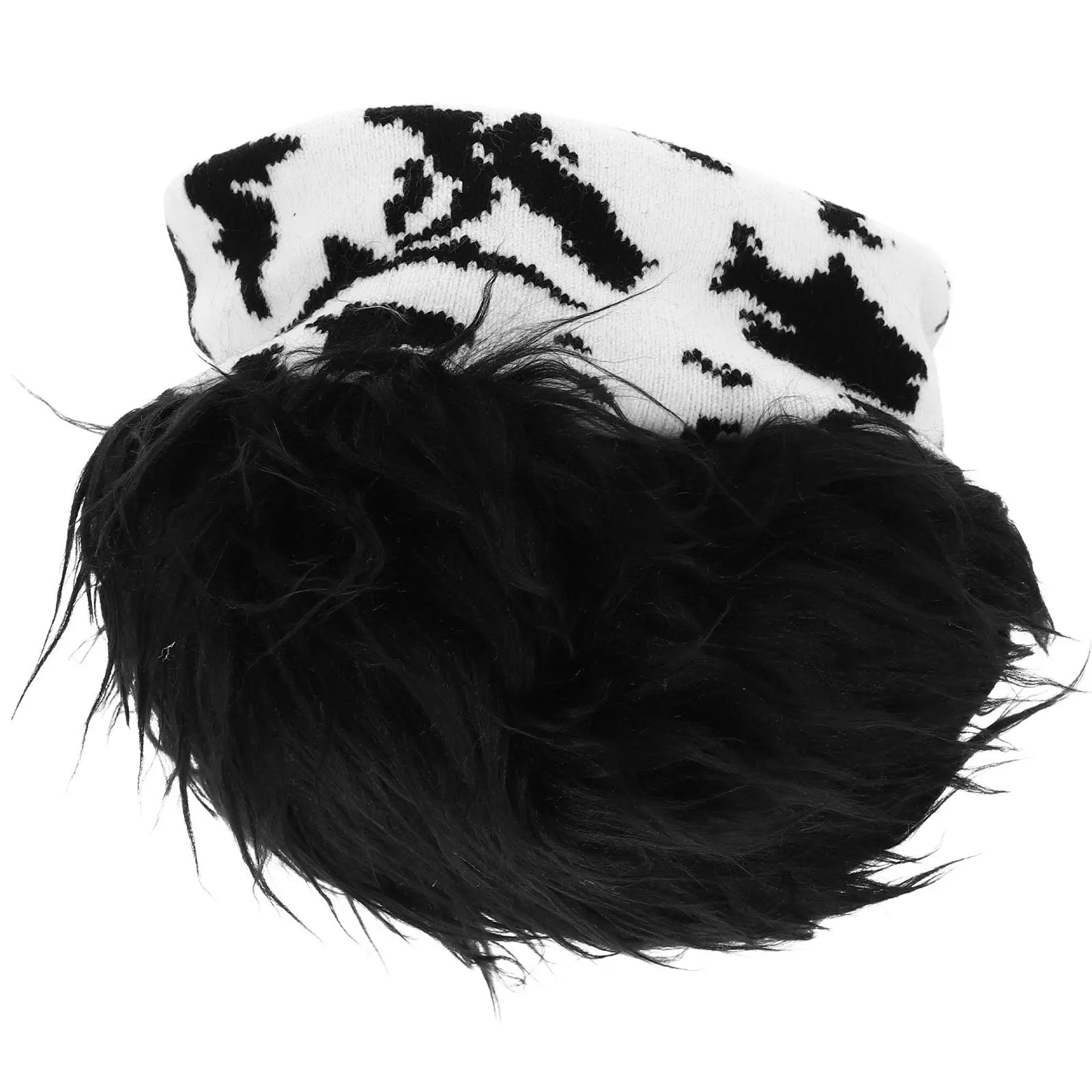 

1 Piece Color Block Knit Hat Premium Warm Skin-Friendly Crafted Trendy Winter Accessory for Photo Shoot Party Costume Men Women