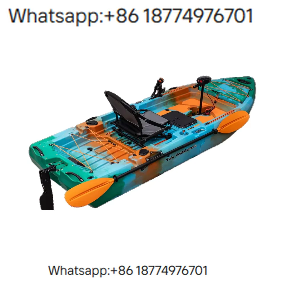 9ft Stability Foot Pedal-driven Ka for 2/3 Persons 4m Surfing/Fishing Application