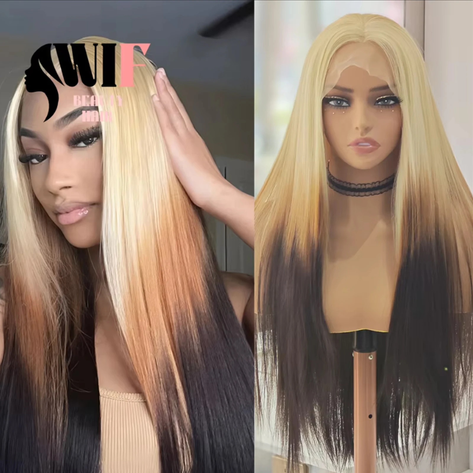 wif-613-perruque-lace-front-synthetique-lisse-blond-ombre-brun-degrade-en-fibre-thermoresistante-pour-femmes-cheveux-cosplay