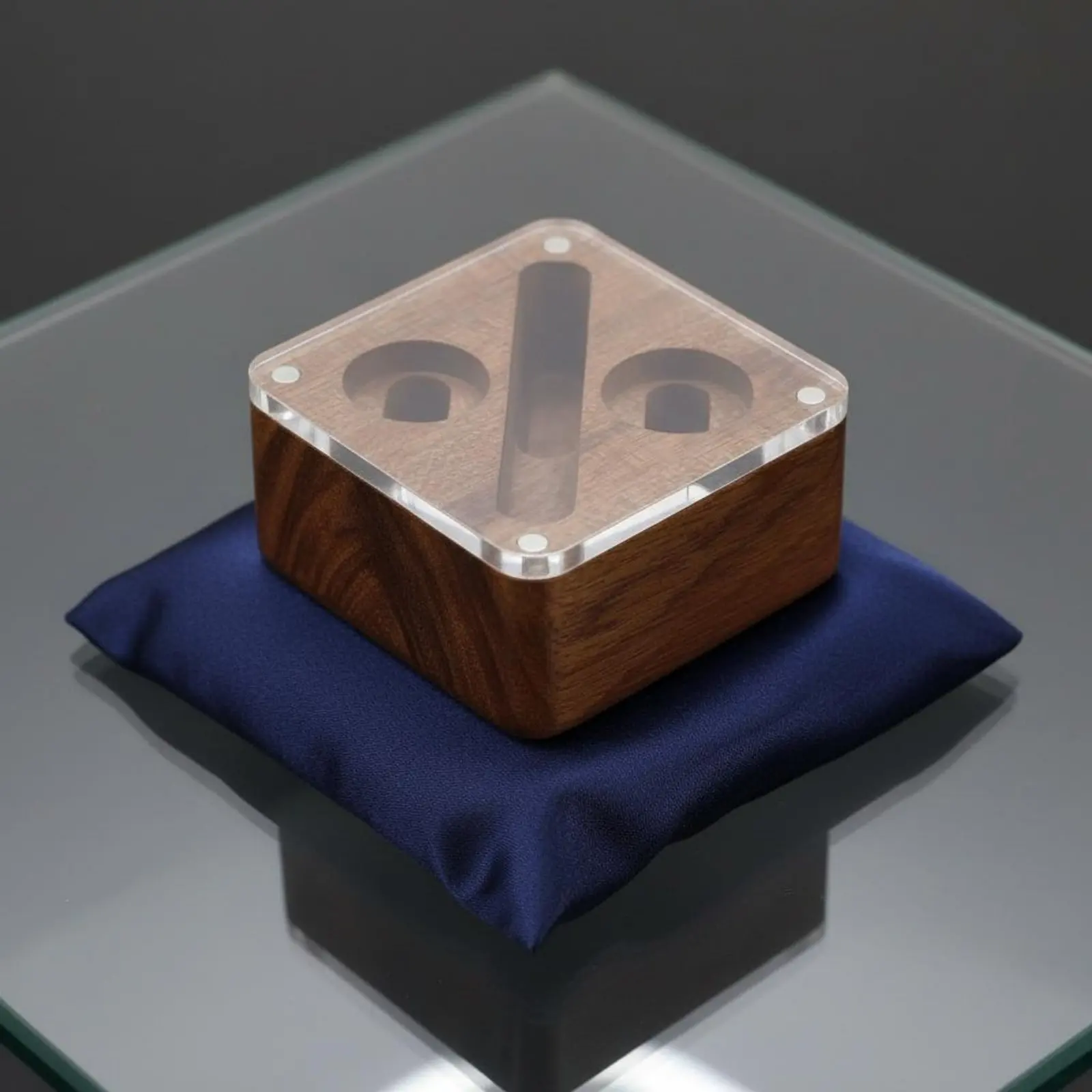 Wooden Display Box Business Design Cufflink Storage Case Men's Accessories for Formal Events - view 6