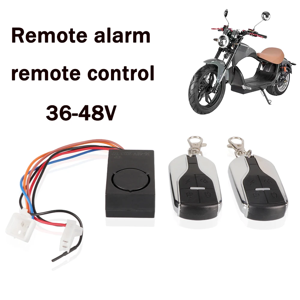 36V-48V Ebike Smart Alarm Remote Control Anti-theft Lock Anti-theft Alarm System for eBike Scooter Electric Bicycle Accessories