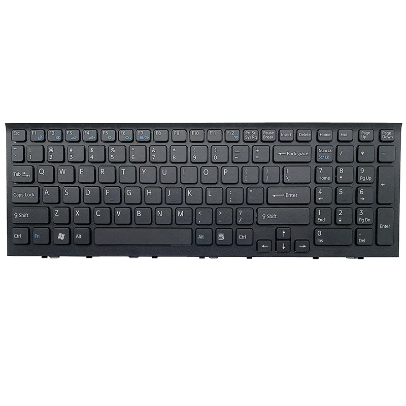 GZEELE New US Laptop Keyboard for Sony VPC-EH VPCEH 148970811 AEHK1U00010 V116646E PCG-71811L PCG-71811W English black