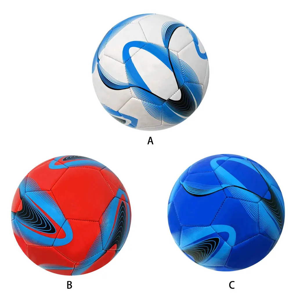 

Outdoor Soccer Ball Size 5 Outstanding Durability For Long-lasting ENHANCED FOOT FEEL Size 5 Soccer White