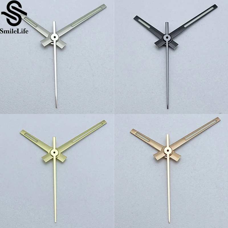 

SmileLife Hands Rose Gold Silver Gold Watch Hand Ice Blue/BlueLuminous for NH35/NH36/4R/7S Movement High Quality Watch Pointer