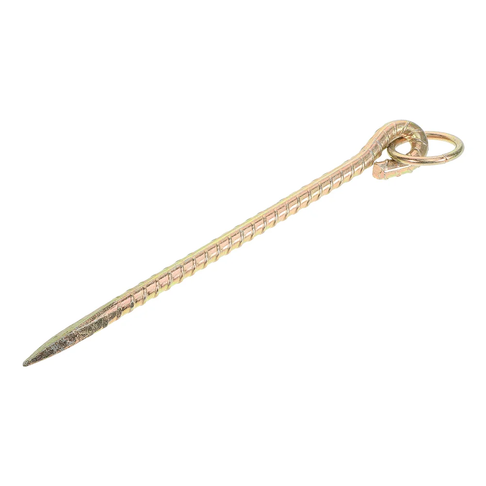 

Dog Tie Out Stake Metal Garden Anchor Tent Stake Tent Fixing Ground Tent Stake Canopy Stake Reusable Metal Fixing