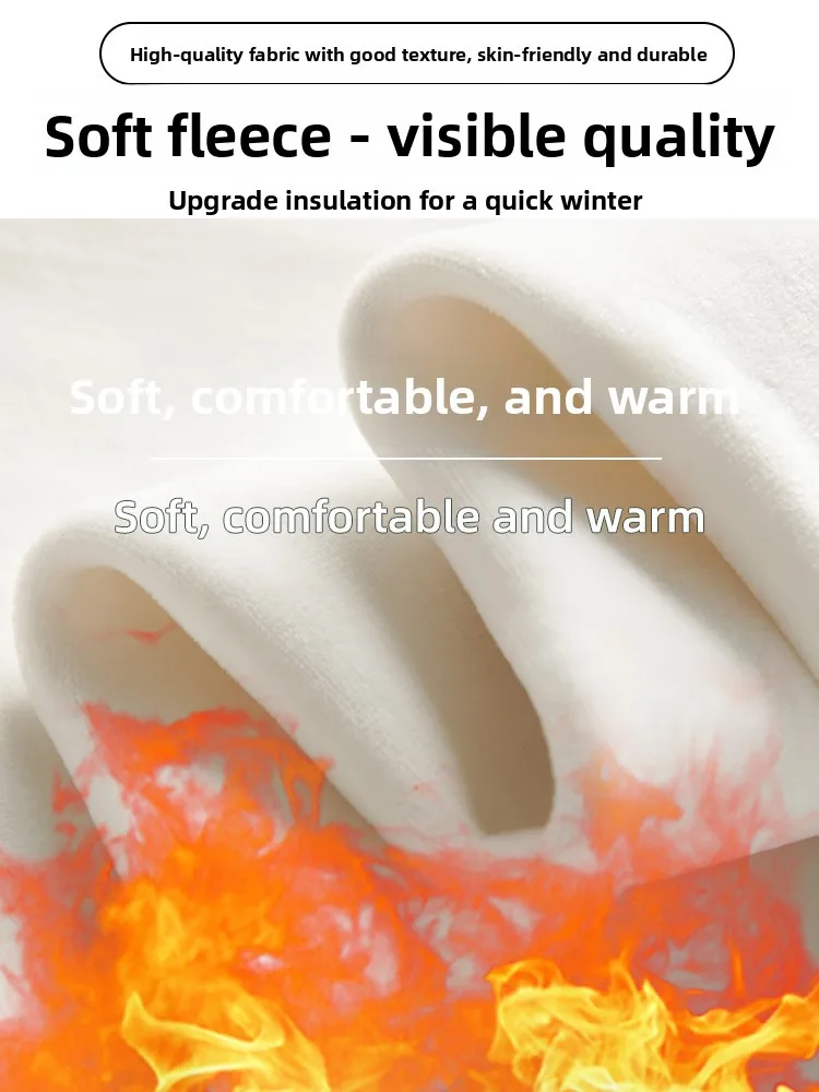 하이웨이스트 플리스 안감 와이드 레그 팬츠 여성 캐주얼 편안한 폴리에스터 혼방 니트 바지 스트레이트 컷 빈티지 스트라이프