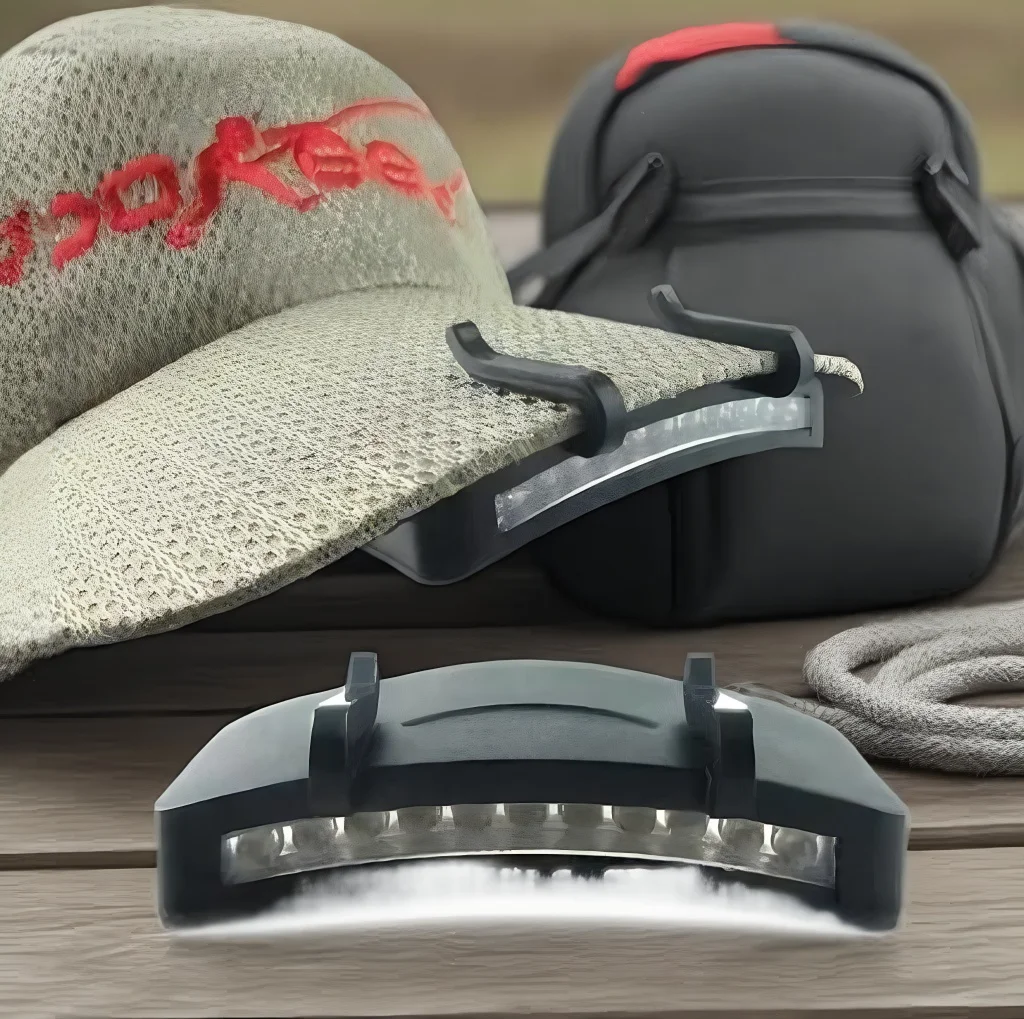 

Portable 11LED Baseball Cap Light - Hat Brim Headlamp for Cycling & Hiking