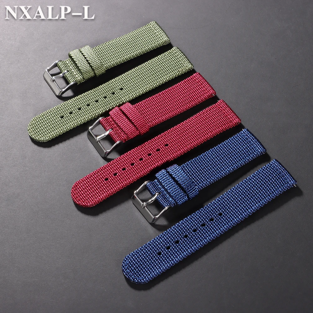 Sports Nylon Watch Band 18mm 20mm 22mm 24mm Quick Release Woven Strap for Men Women Sport Wristband Military Universal Bracelet image 5