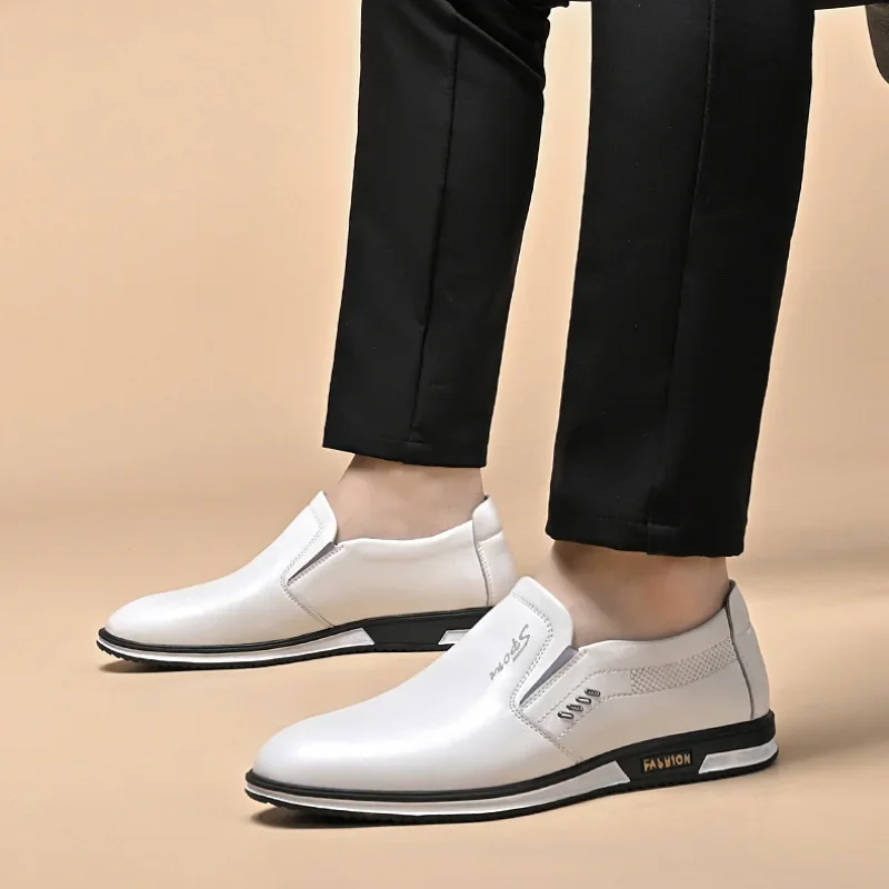 Sapatos de couro de marca para homens mocassins de designer de alta qualidade mocassins adultos homens sapatos de condução calçados masculinos