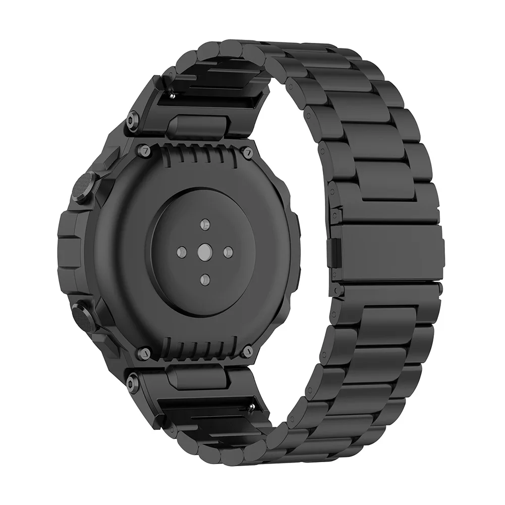Stainless Steel Strap For Amazfit T Rex Pro/T-Rex 2 Smart Watch Metal Bracelet For Amazfit T-Rex T REX 2 Wristband Band Correa
