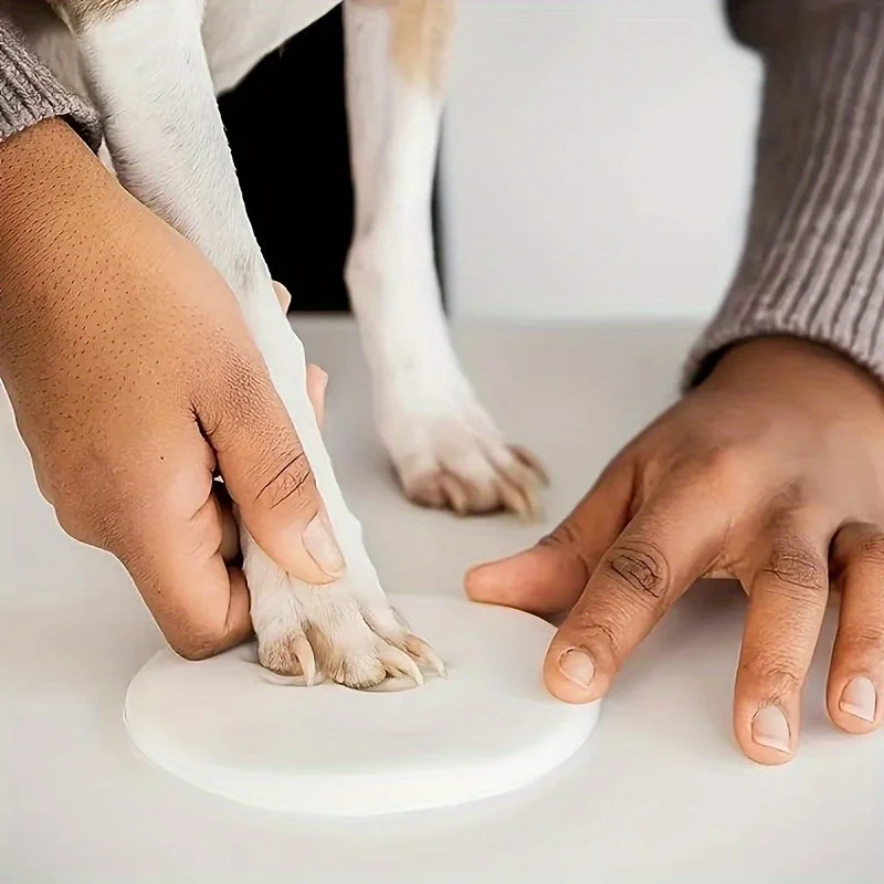 20g Pet Paw Print Clay Kit Plastic Soft Moldable DIY Material for Pet Footprint Keepsake Hand & Footprint Makers Maternity