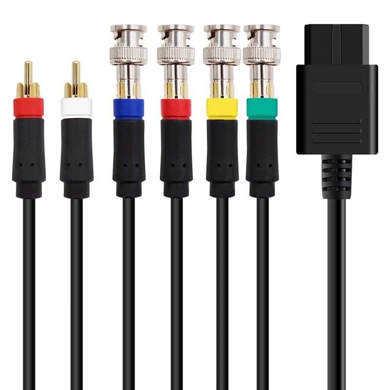 RISE-RGB/RGBS Cable For N64 SFC SNES NGC Video Consoles Composite Cable With Strong Stability