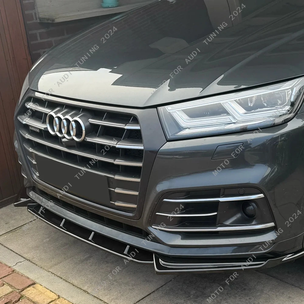 

Передний бампер-сплиттер, диффузор, защитная накладка, спойлер, нижний обвес для AUDI Q5 FY SQ5 Sline TFSI 2018-2020 (до рестайлинга)