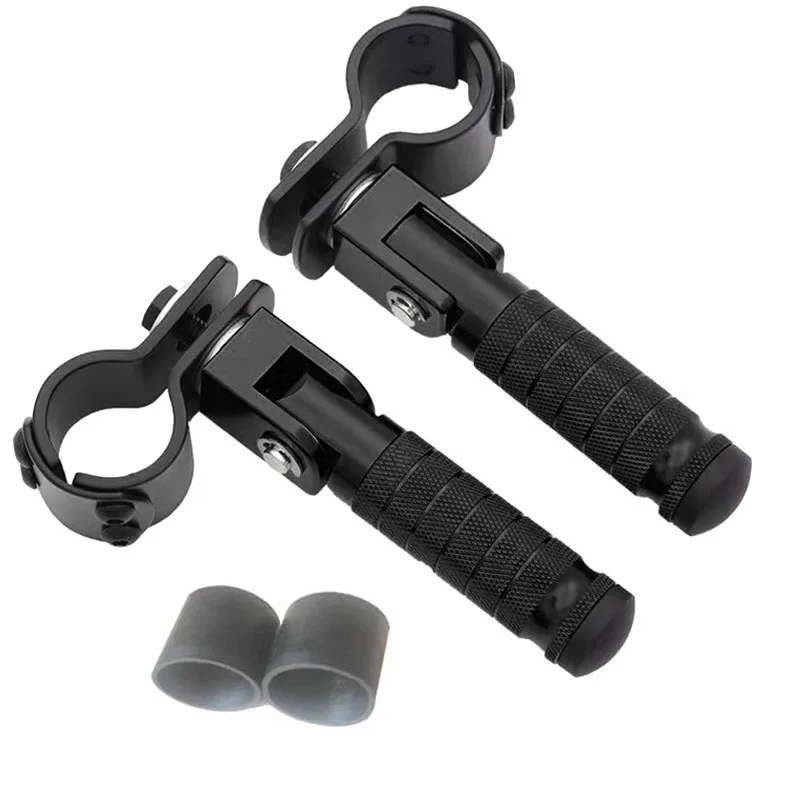 Universele 30-35mm Clamp-on CNC Aluminium Voetsteunen Motorcycle Bike Pedalen Voor Aprilia BMW Yamaha Honda kawasaki Harley Suzuki