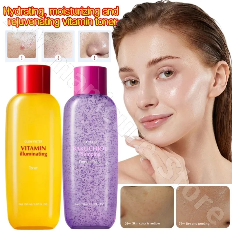 Vitamin Illuminating Toner Hydrating Moisturizing and Rejuvenating Vitamin Toner Improves Dry and Dull Skin 150ml