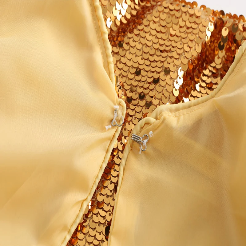 Robe formelle pour enfants, vêtements d'extérieur pour filles, tenue de Performance, Flash, paillettes, modèle hôte, manteau Cape de défilé, printemps-automne 2025