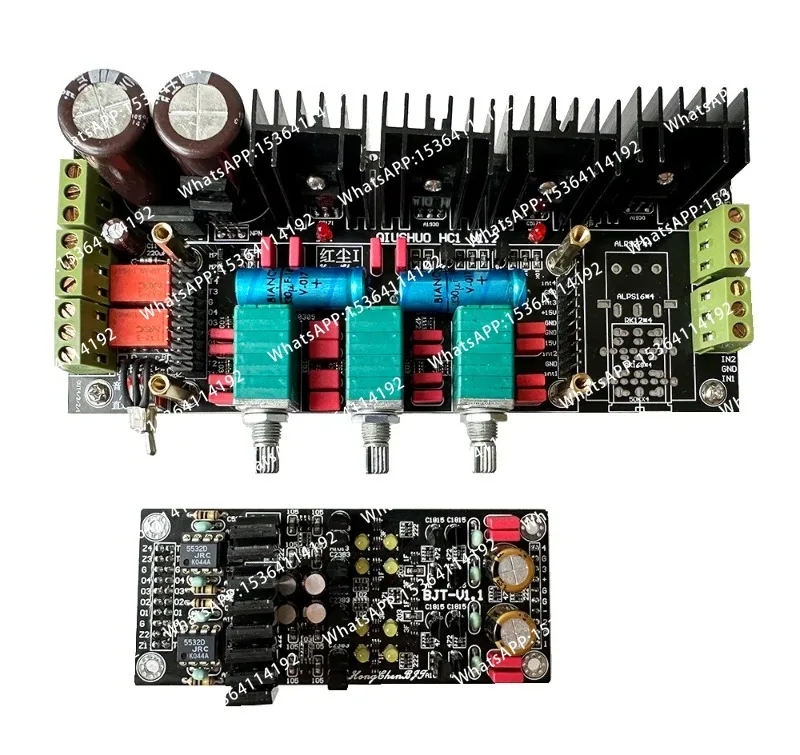 

Fully Balanced Preamp Tuning Amplifier Board with 5532 OP AMP Separation Preamplifier 6010 AC12V-18V