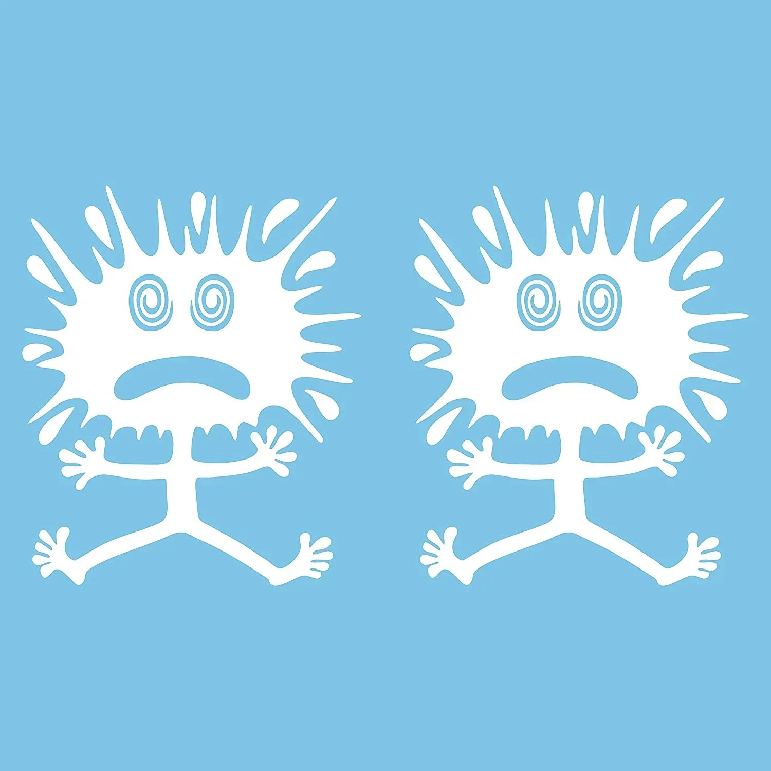 For Buns Funny Tuning Stickers car sticker Smart Repair for bumps Scratches and lacquers   or motorcycle
