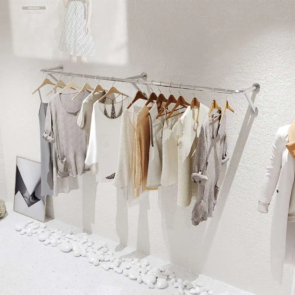 wall-mounted-display-rack-for-children's-clothing-side-hanging-shelf-for-women's-wear-store-wall-mounted-clothes-hanger