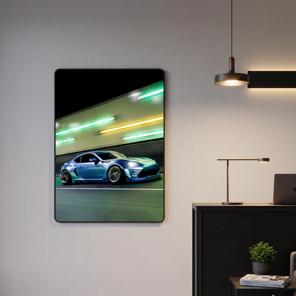 Customizable car art with USB control for lighting, perfect for use in garages, bars, and interior decorations. view 5