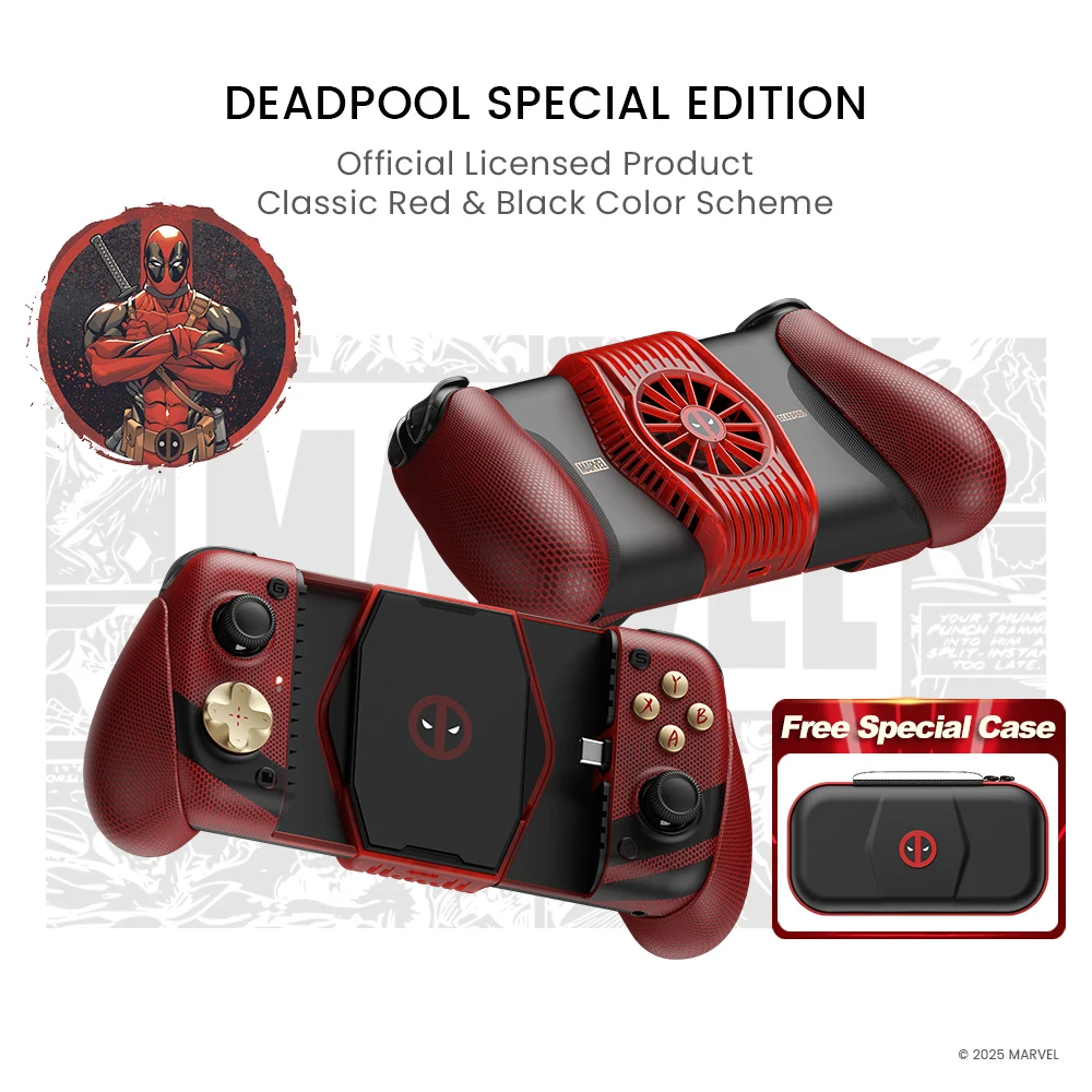 GameSir X3 Pro Deadpool Type-C Wired Controller with a 900mm2