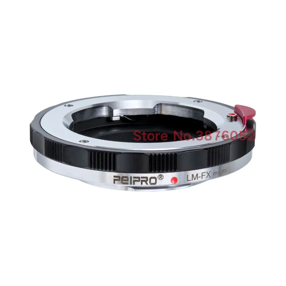 PEIPRO LM-FX Macro Lens Adapter Compatible with Leica M Zeiss ZM Voigtlander VM Lens Mount Lens to Fujifilm X Mount Cameras