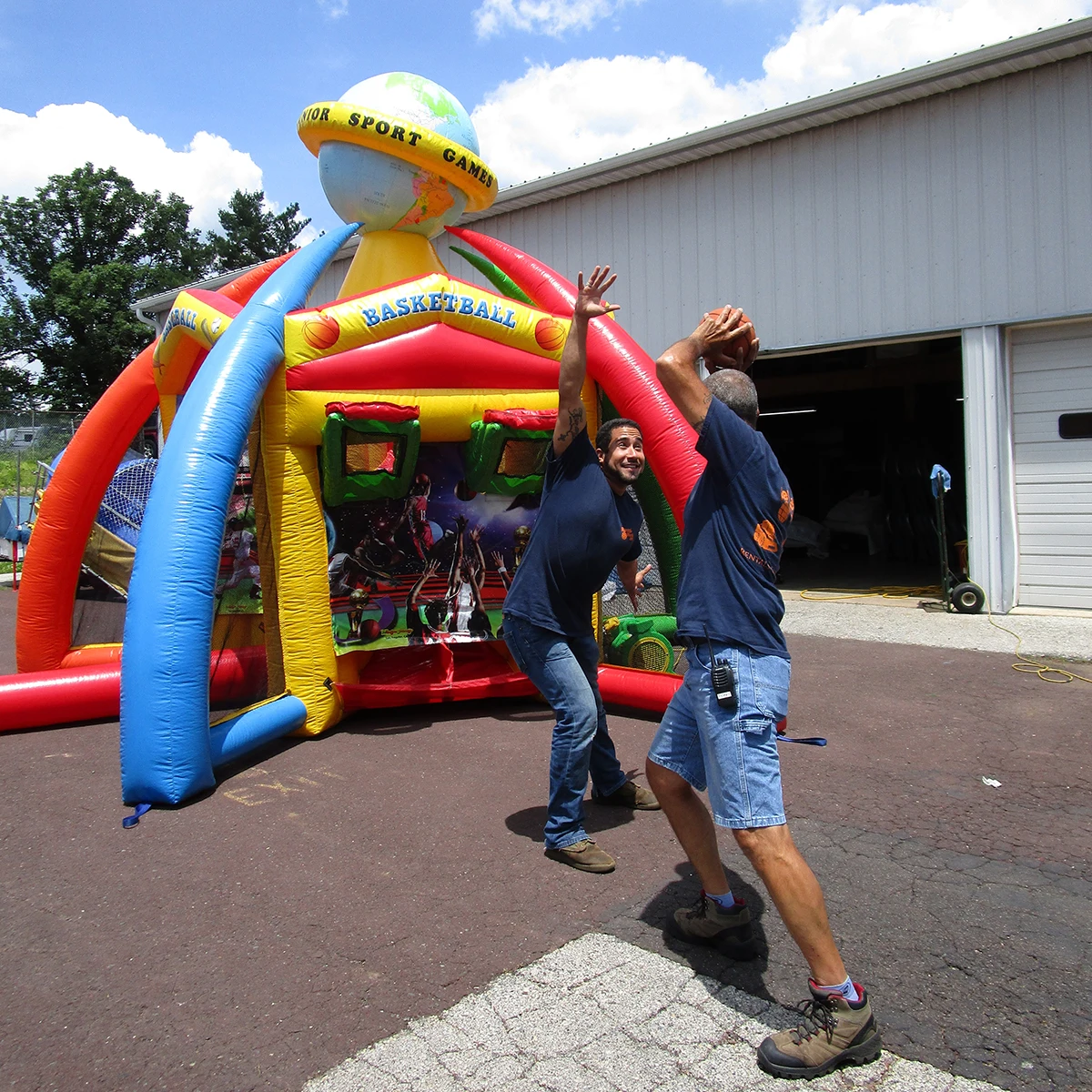 

Factory Sale Inflatable Carnival Games Interactive Sport Game Party Rental Facility