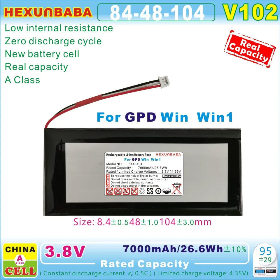 3.8V 7000mAh Polymer Li-ion Battery for Netbook and Tablet