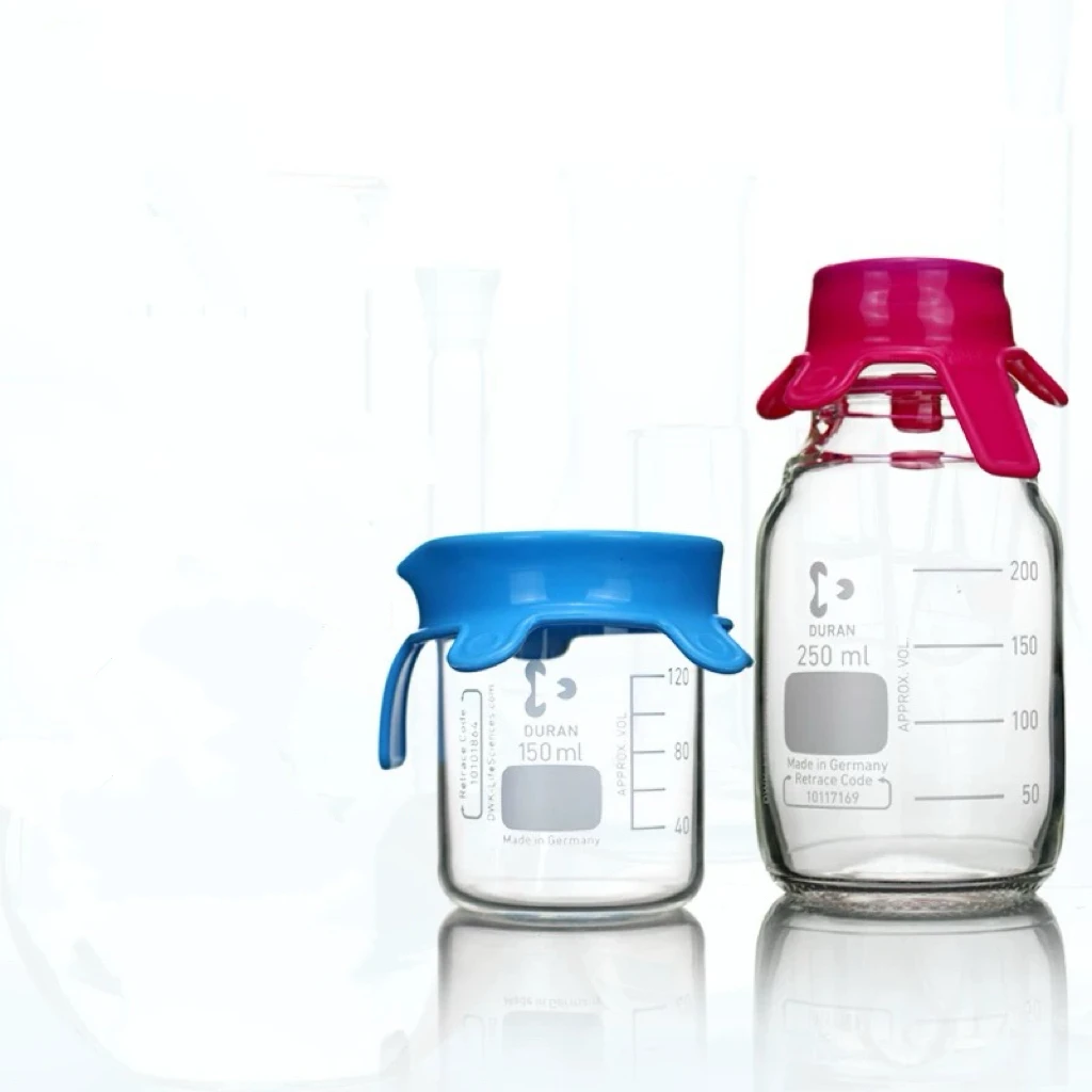 غطاء عزل من السيليكون غطاء عازل كبير ومتوسط وصغير الحجم زجاجة كاشف غطاء سيليكون أزرق/وردي/أخضر غطاء غبار #2