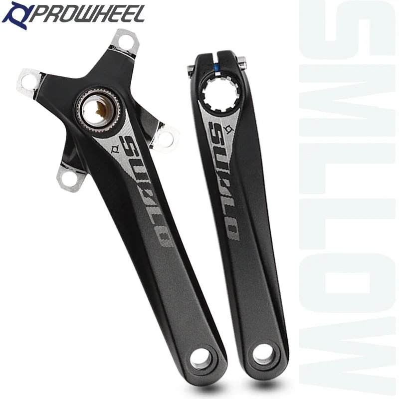 PROWHEEL 96BCD Mountain Bike Crank Hollow One-Piece Crank 8/9/10/11Speed Positive Negative Tooth Single Disc Bicycle Accessories