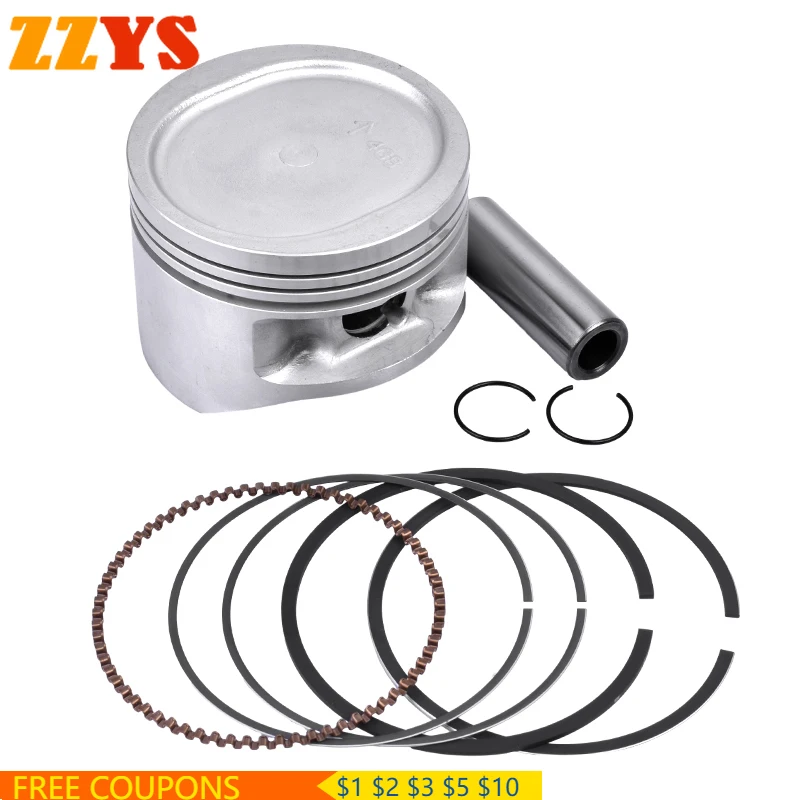 

83mm Pin 19mm Motorcycle Engine Cylinder Piston Rings For Yamaha ATV BIG BEAR 400 4WD YFM40FT V BX 05 YFM40F 2006 YFM40FBXL 2008