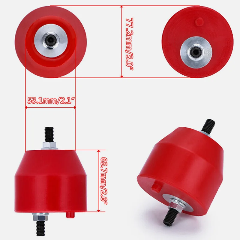 Engine Front L&R Mount Mounting Insulator For BMW E36 E46 Compact Z3 Z4 Inline 6CYL 85A Polyurethane