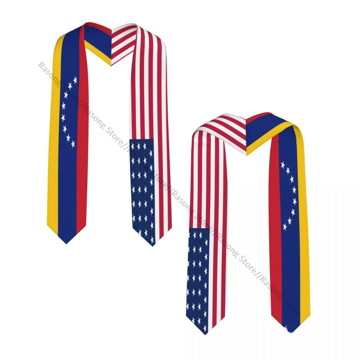 Venezuela Flag Unisex Adult Graduation Stole Shawl for Academic Commencements Celebration Uniform