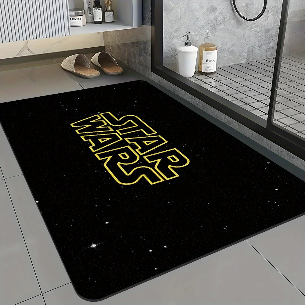 

Коврик для ванной Star Wars, 1 шт., супервпитывающий, противоскользящий, быстросохнущий, из диатомитовой грязи, для ванной комнаты