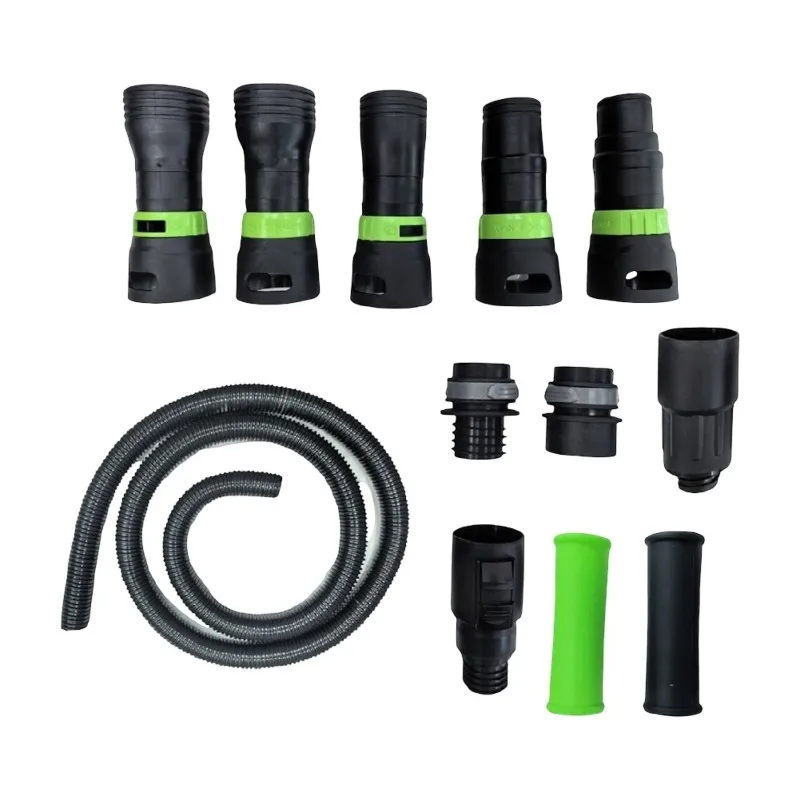AS63-Dust Extraction Adapter 12Pcs For Angle Grinder 2.5M Extension Hose Kit Fits For Festool Makita Dewalt Karcher Vacuum