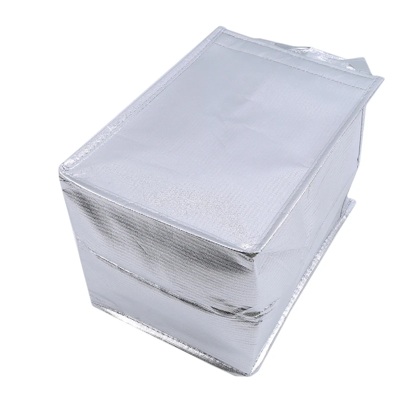 1Pcs Aluminum Foil Ice Storage Bags Insulated Beach Food Thermal Bag Durable Outdoor Boxes Foldable Cooler Bag Lunch Picnic Bag