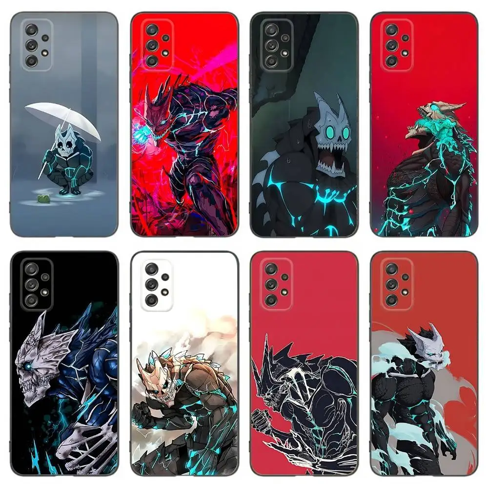 

K-Kaiju Anime No8 Cool Phone Case For Samsung Galaxy A 91,80,73,72,53,52,51,22,5G,Plus,J,Note Soft Black Cover