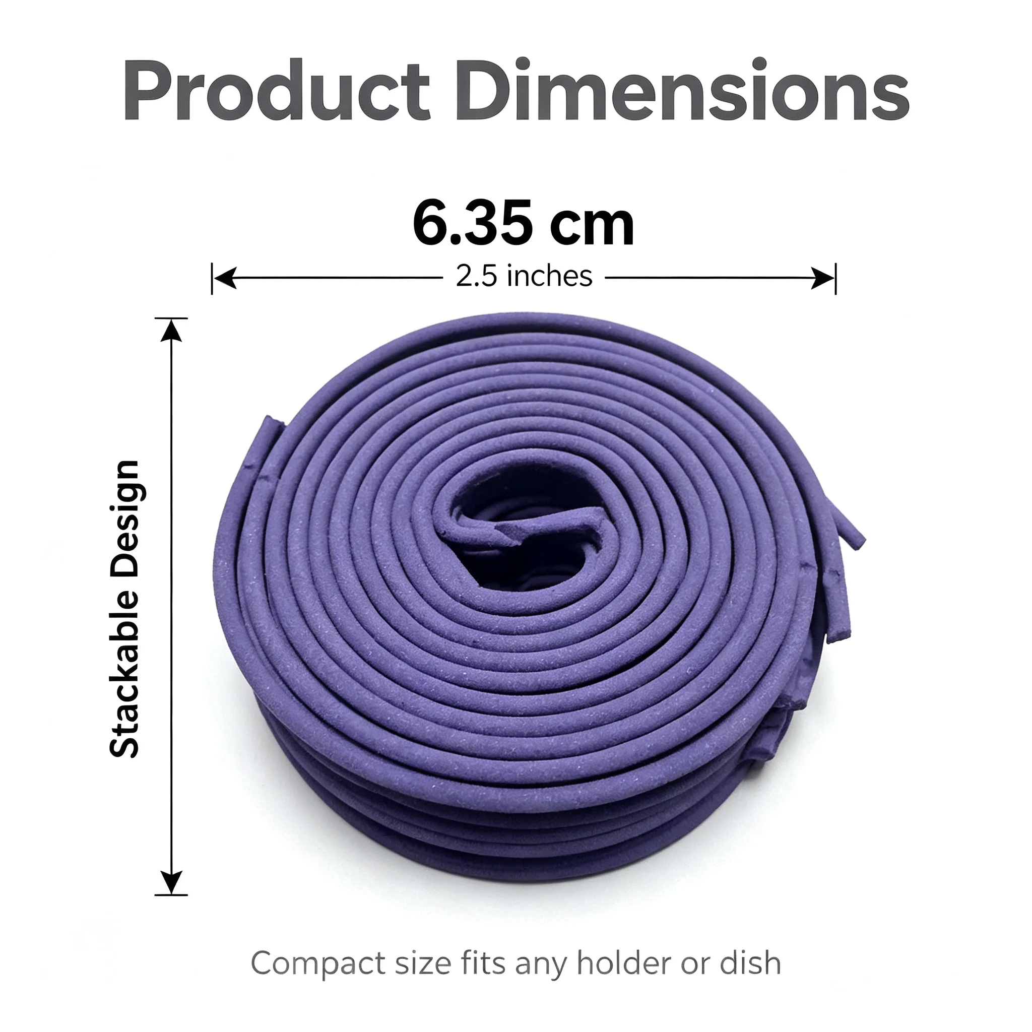 Lemongrass Lavender Incense Coils, suitable for outdoor use and pool camping, perfect for Halloween, Christmas, and decoration.