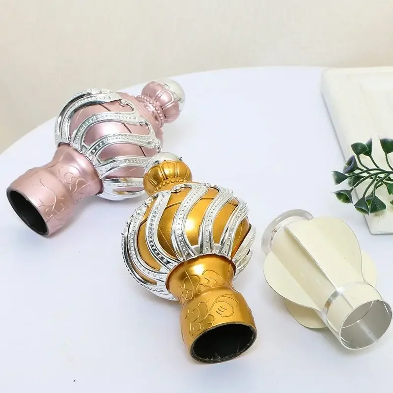 1pcs European Roman Rod Decorative Head, Sealing Plug, Curtain Rod Accessories