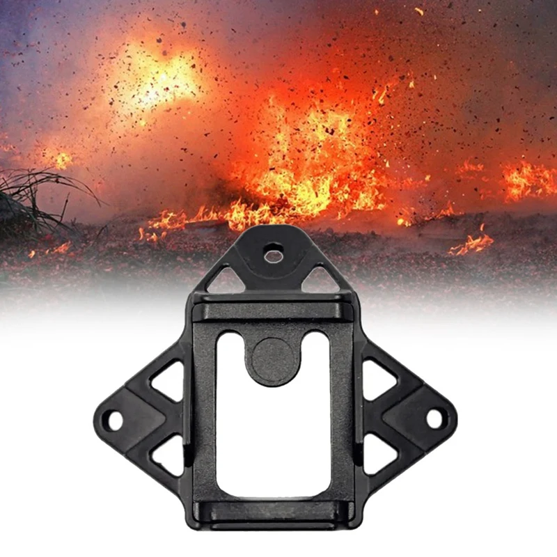 Helmet Portable Night Vision Multifunction Bracket Accessories Sturdy Durable Wear-Resistant 3-Hole Bracket Durable , B