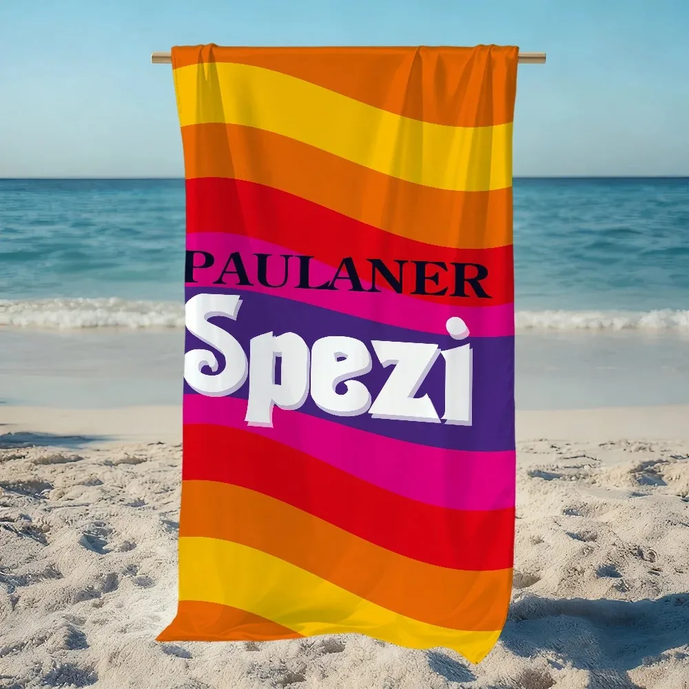 Soft P-Paulaner S-Spe-zi printed sports swimming towel, bathroom bath towel quick-dry soft microfiber beach towel, summer gift