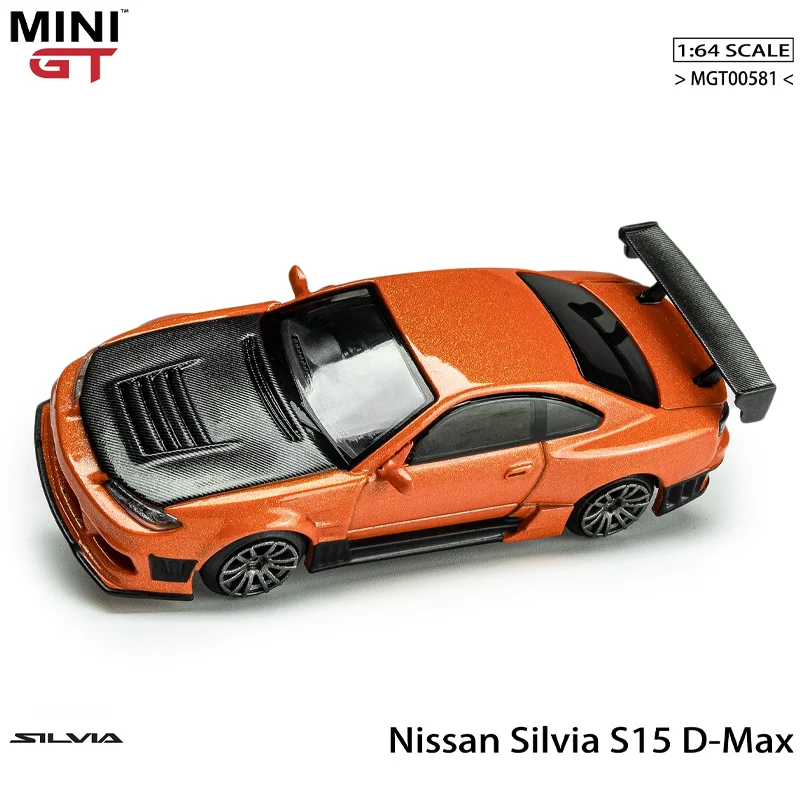 Minigt Schaal 1/64 Nissan Silvia S15 D-Max Legering Speelgoed Motorvoertuig Diecast Metalen Model Geschenken